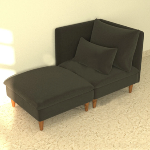 Custom K Loveseat (Black). Home Office Garden | HOG-HomeOfficeGarden | online marketplace