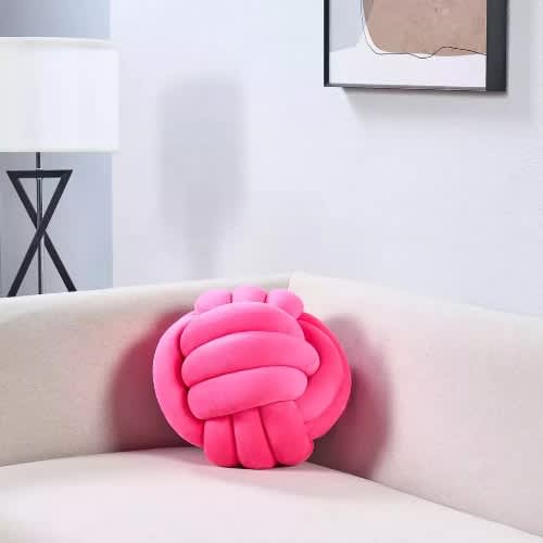 Dream On Knot Pillow - 28cm - Pink @ HOG