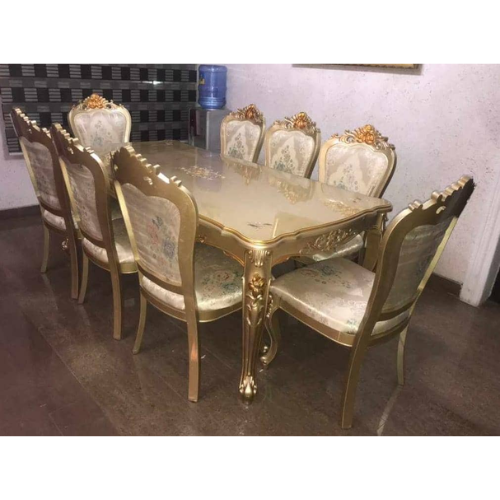 Eight-Seater Gold Trim Dining Set @HOG - Home, Office, Garden, Online Marketplace