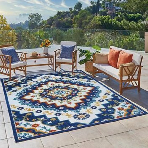 Elements Indoor & Outdoor Area Rug - Aruba - 9ft X 13ft @HOG - Home, Office, Garden, Online Marketplace
