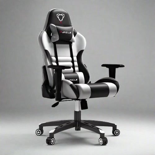Ergonomic Gaming Chair White and Black @HOG - Home Office Garden Online Marketplace