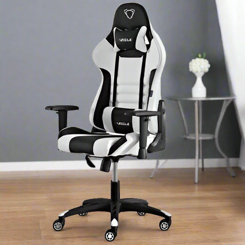 Ergonomic Gaming Chair White and Black @HOG - Home Office Garden Online Marketplace