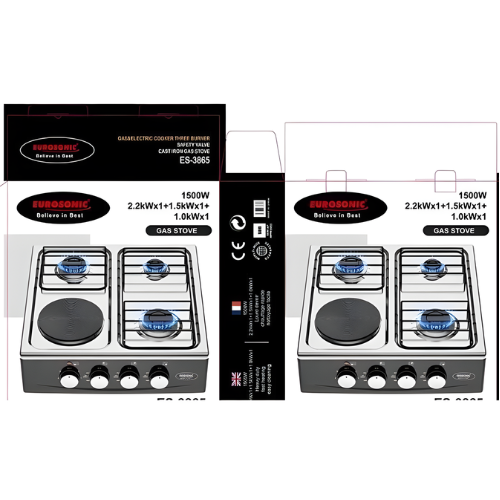 Eurosonic Home Cooking 3 Gas Stove 1 burner @HOG - Home, Office, Garden, Online Marketplace

