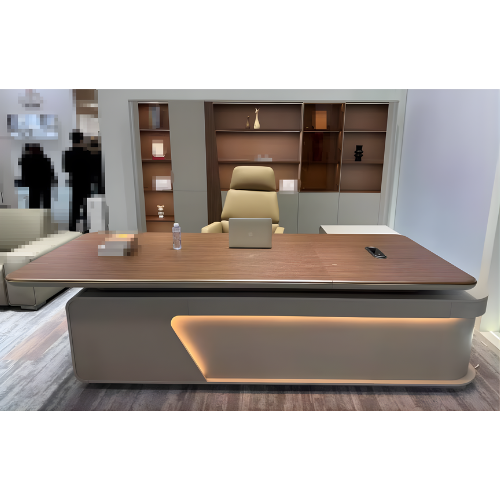 Executive LED Accent Office Desk – 2.4 Meters @HOG - Home, Office, Garden, Online Marketplace