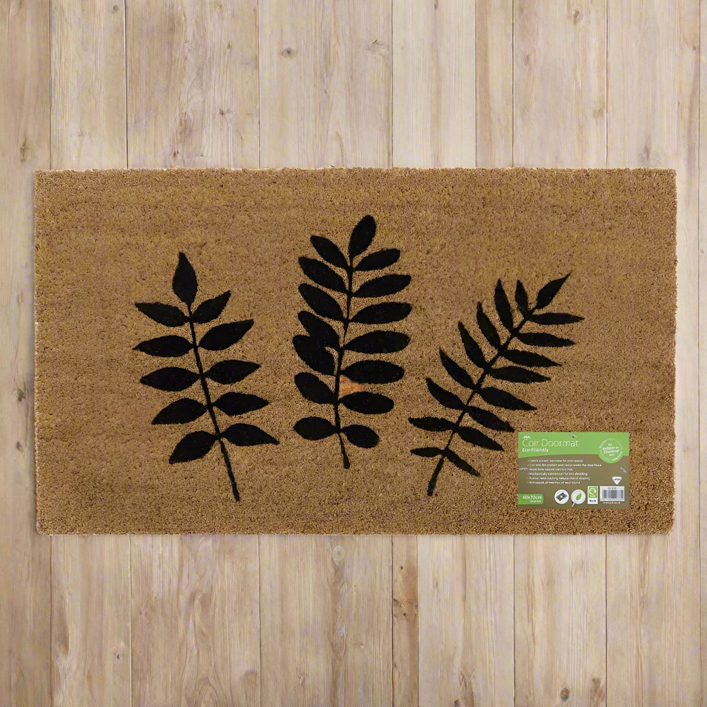 Foliage Latex Coir Doormat – 40 x 70 cm  @HOG - Home Office Garden Online Marketplace