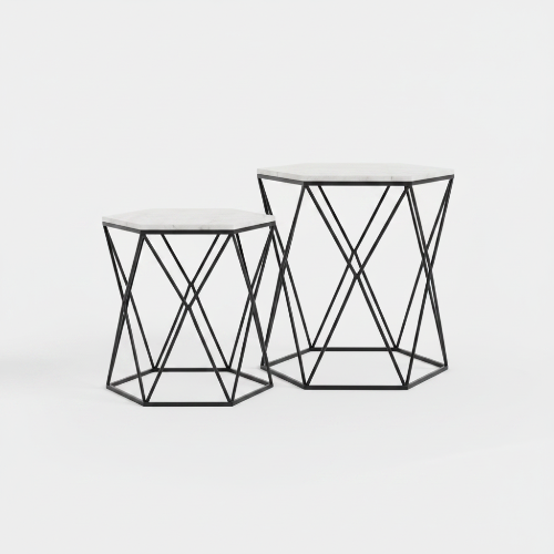 Hexagon Side Table