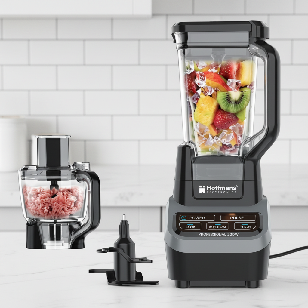 Hoffmans HM-2089 Professional 4-In-1 Commercial Blender 1.8L
