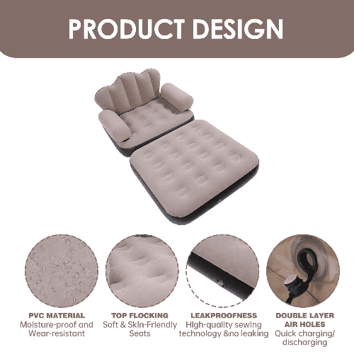 Inflatable Sofa with Air Pump. Home Office Garden | HOG-HomeOfficeGarden | online marketplace