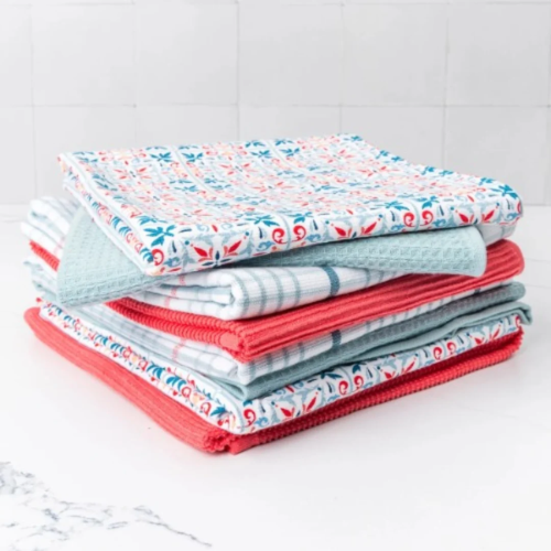 Kitchen Towels 8-pack - Coral @HOG - Home, Office, Garden, Online Marketplace
