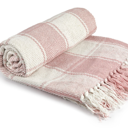 Lifestyle by Emma Barclay Frisco Throw – Blush (228x252cm @HOG - Home Office Garden Online Marketplace