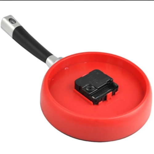 Linsan Fried Egg Kitchen Clock
 - Red @HOG - Home, Office, Garden, Online Marketplace
