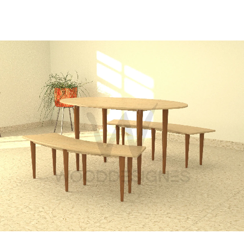 Melissa Dining Set (Dark-Brown)  Home Office Garden | HOG-Home Office Garden | online marketplace) 