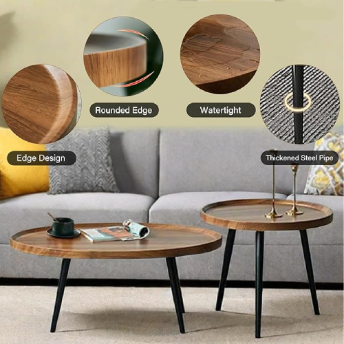 Mid Century Modern Coffee Table Set of Two. Home Office Garden | HOG-HomeOfficeGarden | online marketplace
