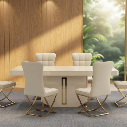 Modern 6-Seater Dining Table Set @HOG - Home, Office, Garden, Online Marketplace