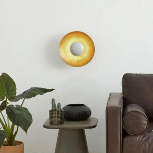 Chicago Wall Lamp Muted Grey and Brass Home Office Garden online marketplace