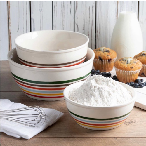 Baum Striped Bowl Set -3-piece. Home Office Garden | HOG-HomeOfficeGarden | online marketplace