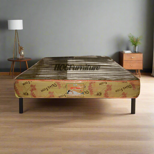 Olive Foam Mattress 6 x 4.5ft x 8" Non Quilted @HOG - Home Office Garden Online Marketplace