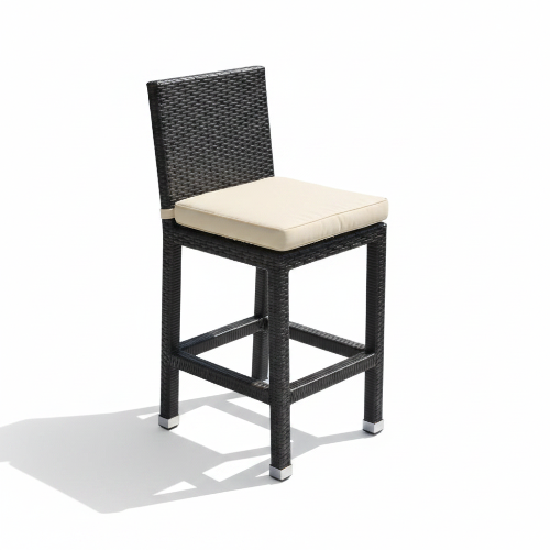 Ita gbangba faranda Wicker / Rattan Furniture Bar ìgbẹ