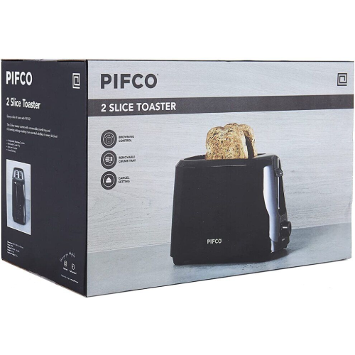 Pifco Black 2 Slice Toaster @HOG - Home Office Garden Online Marketplace