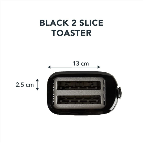 Pifco Black 2 Slice Toaster @HOG - Home Office Garden Online Marketplace