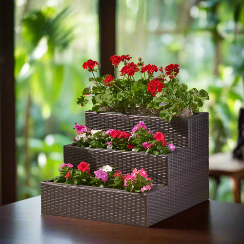 Rattan Vertical Garden. @HOG - Home Office Garden Online Marketplace