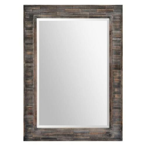 Renwil Liuhana Dark Charcoal Wall Mirror - 42 X 30 Inch @HOG - Home, Office, Garden, Online Marketplace
