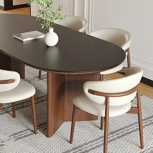 Retro Oval Plank Dining Table Set @HOG - Home Office Garden Online Marketplace