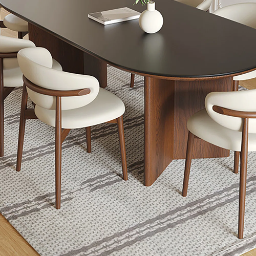 Retro Oval Plank Dining Table Set @HOG - Home Office Garden Online Marketplace