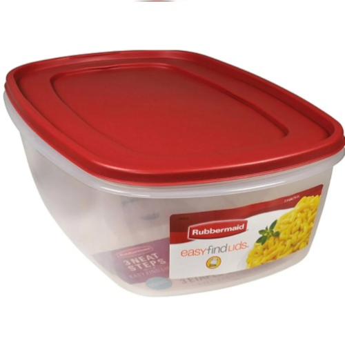 Rubbermaid Easy Find Lid Food Storage Container- Bpa-free Plastic- Arctic Red- 6-piece Set @HOG - Home, Office, Garden, Online Marketplace

