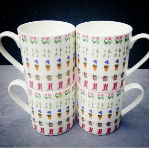Sainsbury's Her Gardening Mug - 4 Set  @HOG - Home, Office, Garden, Online Marketplace


