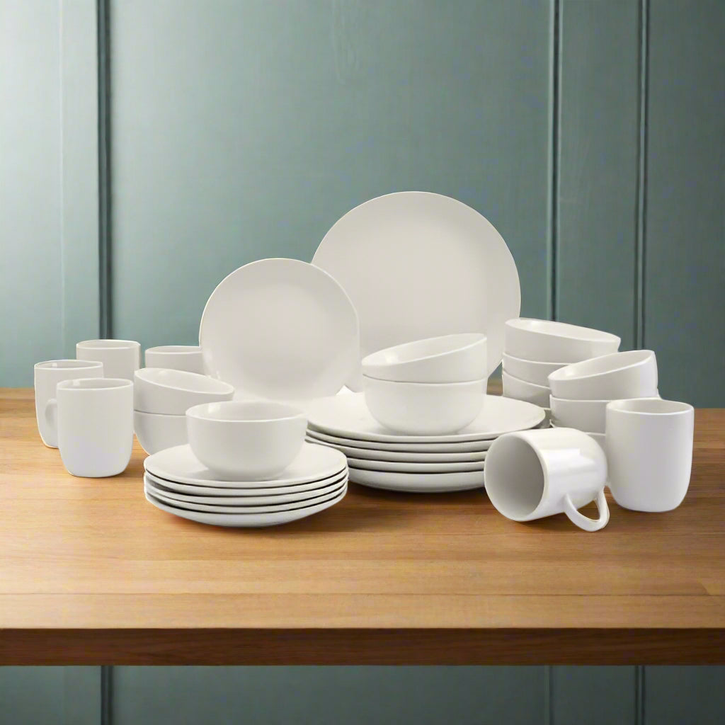 Simple Dining Porcelain Dinnerware Set - 30 Piece @ HOG
