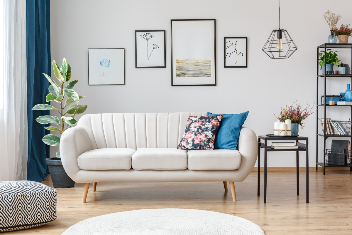 Ivory French Sofa