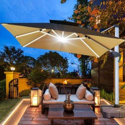 Solar Umbrella @HOG - Home Office Garden Online Marketplace