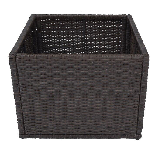 Straight Rattan Planter Box. @HOG - Home Office Garden Online Marketplace
