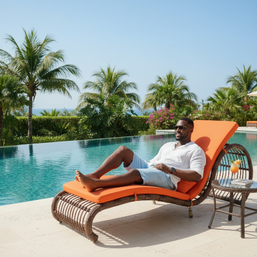 Swimming Poolside Lounger Bed