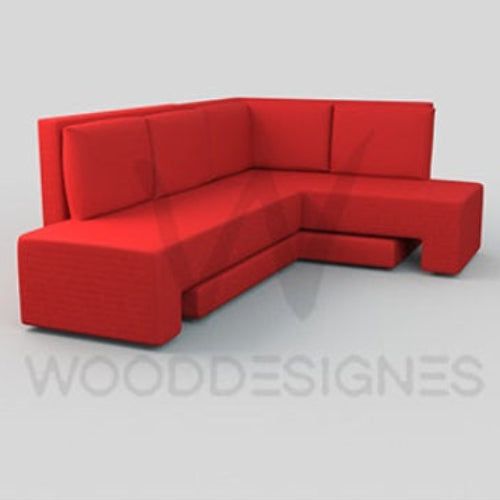 Terry Convertible Sofa (Red). @HOG - Home Office Garden Online Marketplace