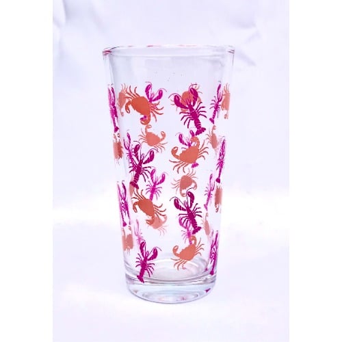 Tesco Lobster And Crab Highball Glasses - Set Of 6 -H14.4cm x D8.4cm. Home Office Garden | HOG-HomeOfficeGarden | online marketplace