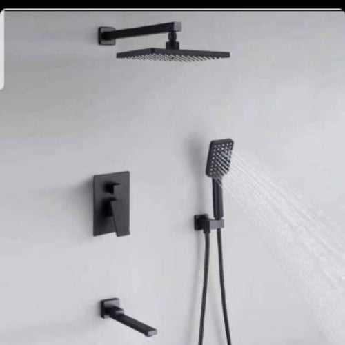 The Choice 5ways Conduit Shower. N260. 100% Brass Engine (Black Color)  @HOG - Home Office Garden Online Marketplace