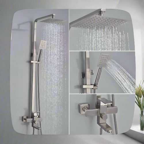 The Choice Shower Set. N149. 100% Brass Engine (Aluminum Plated) @HOG - Home Office Garden Online Marketplace