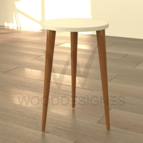 Timi Side Stool (White)  Home Office Garden | HOG-Home Office Garden | online marketplace 
