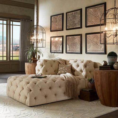 Tufted Chaise Lounge @HOG - Home Office Garden Online Marketplace