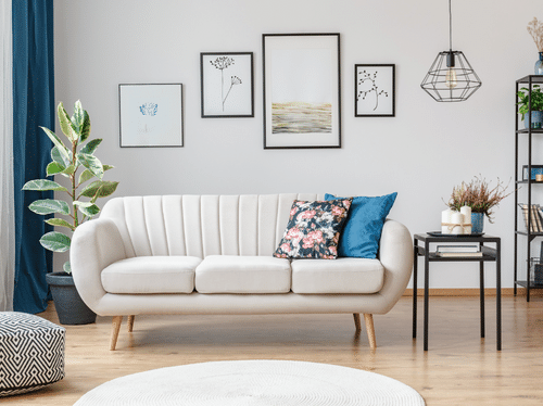 Ivory French Sofa