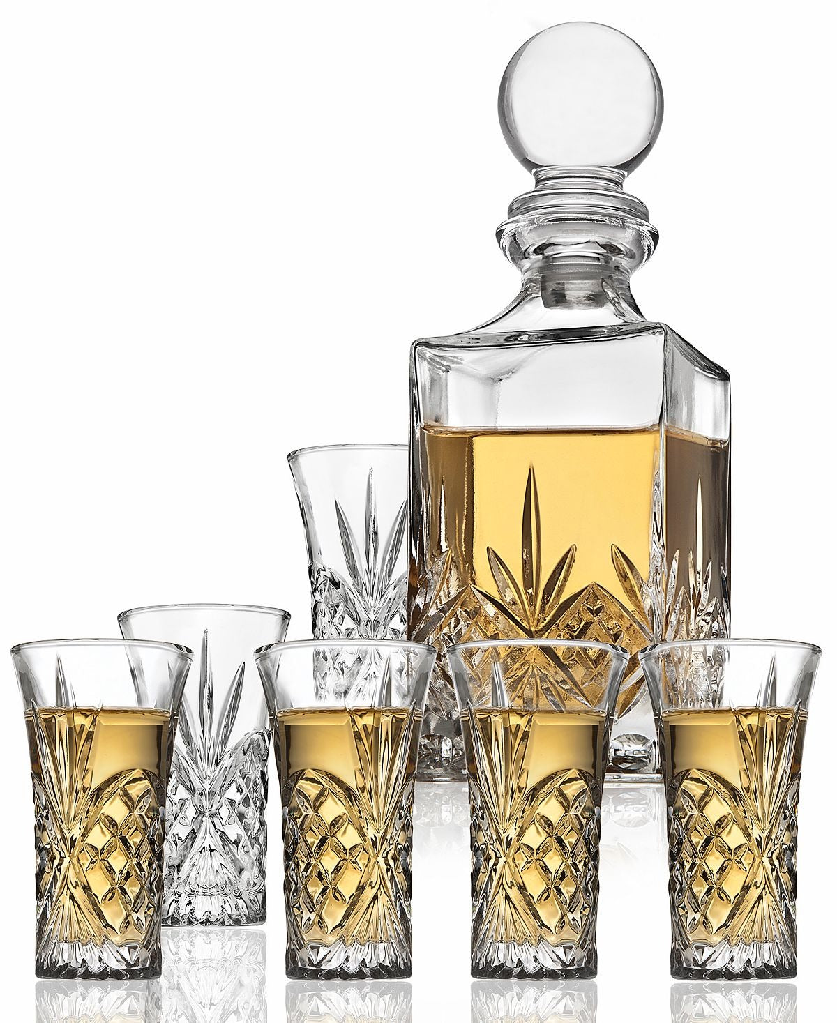 Godinger Dublin Seven Piece Spirit Set - Shannon By Godinger Home Office Garden | HOG-HomeOfficeGarden | online marketplace