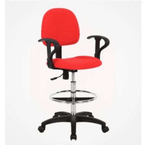 Toll Free Drafting Stool - Red - SE01