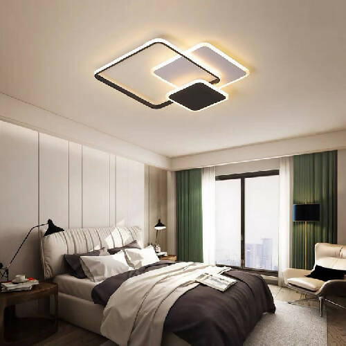 Square Tricolour Ceiling Light Home Office Garden | HOG-HomeOfficeGarden | HOG-Home.Office.Garden