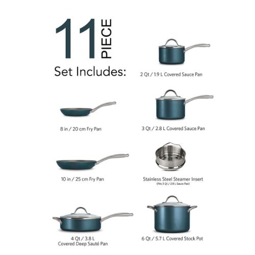 Tramontina: HOG- Wuri. Tramontina 11 Saitin Kayan dafaffen Nonstick