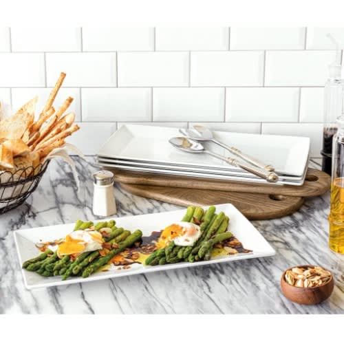 Over and Back Rectangular Serve Platters - 4-piece - White. Home Office Garden | HOG-HomeOfficeGarden | online marketplace