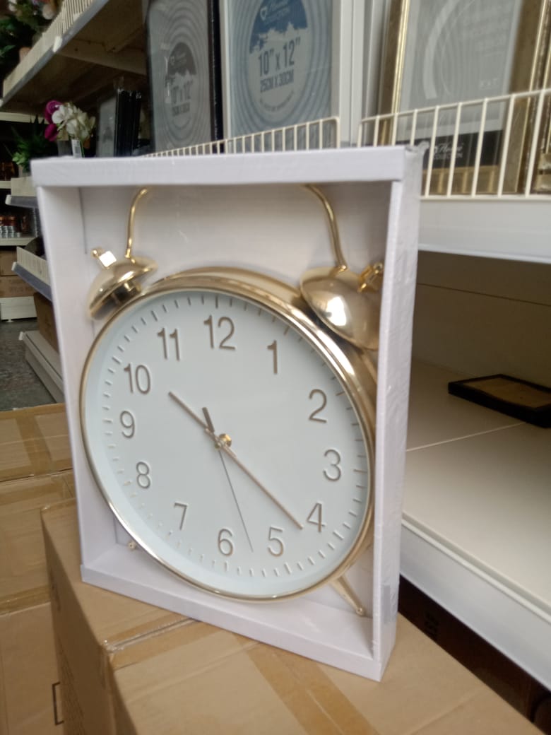 38cm Alarm Style Wall Clock @HOG - Home Office Garden Online Marketplace