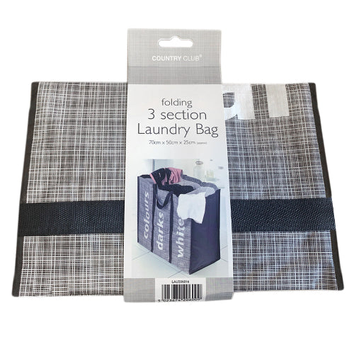 3 Section Laundry Bag @HOG - Home Office Garden Online Marketplace