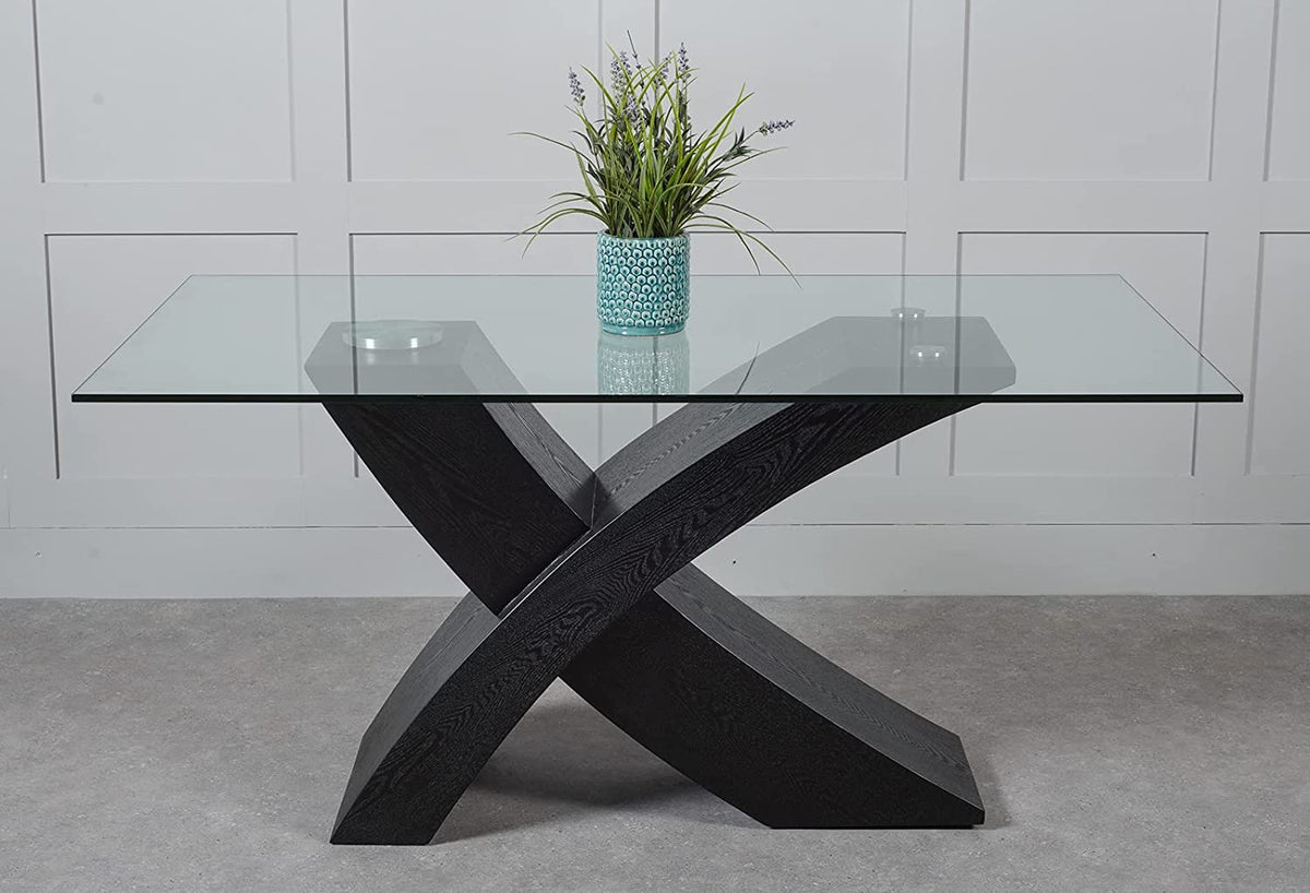 6 Seater Criss Cross Dining Table Only @HOG - Home Office Garden Online Marketplace